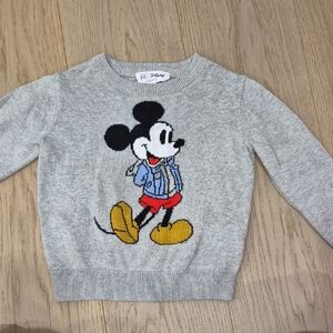 GAP Kids Gray Sweater with Cartoon Character Design